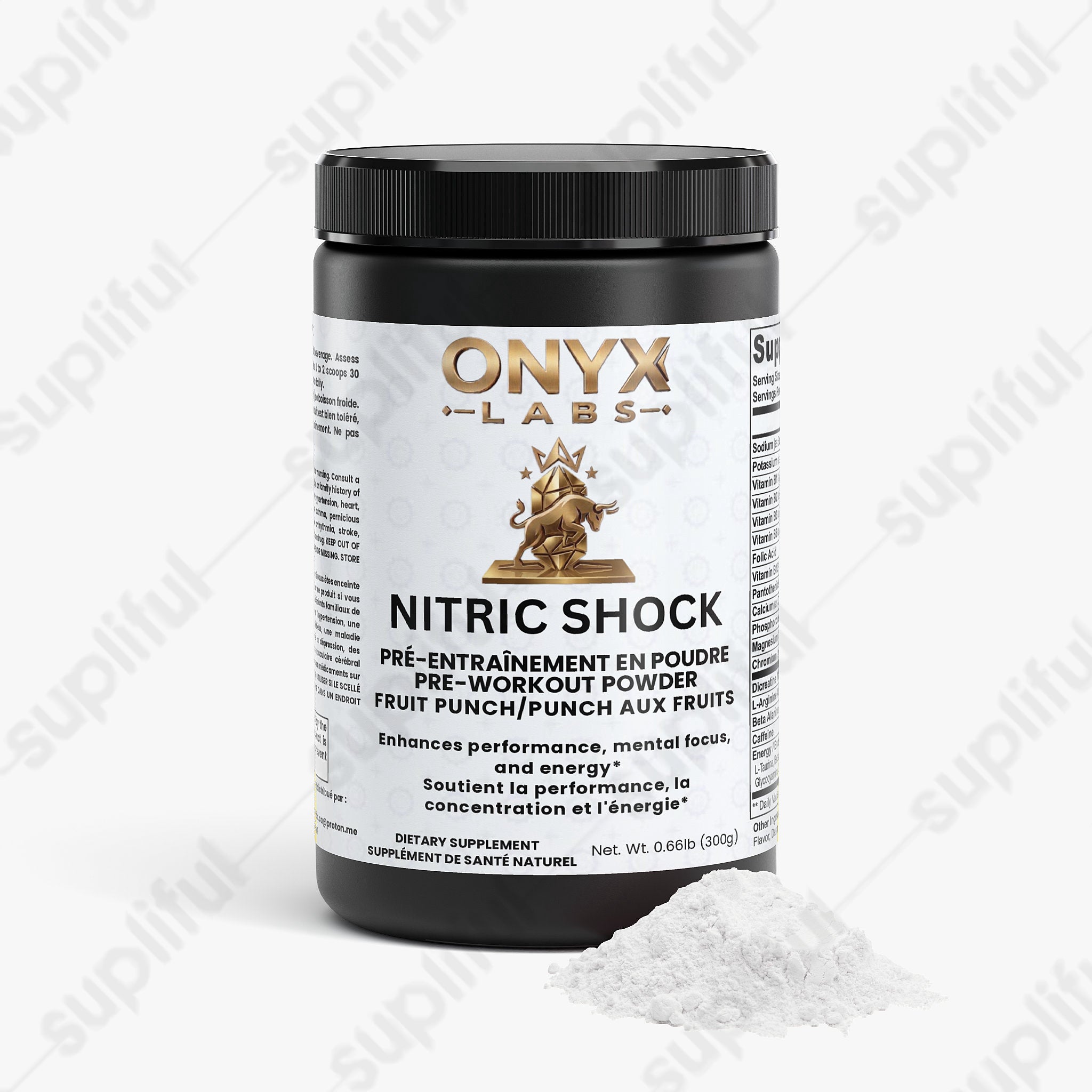 Nitric Shock Pre-Workout Powder (Fruit Punch)
