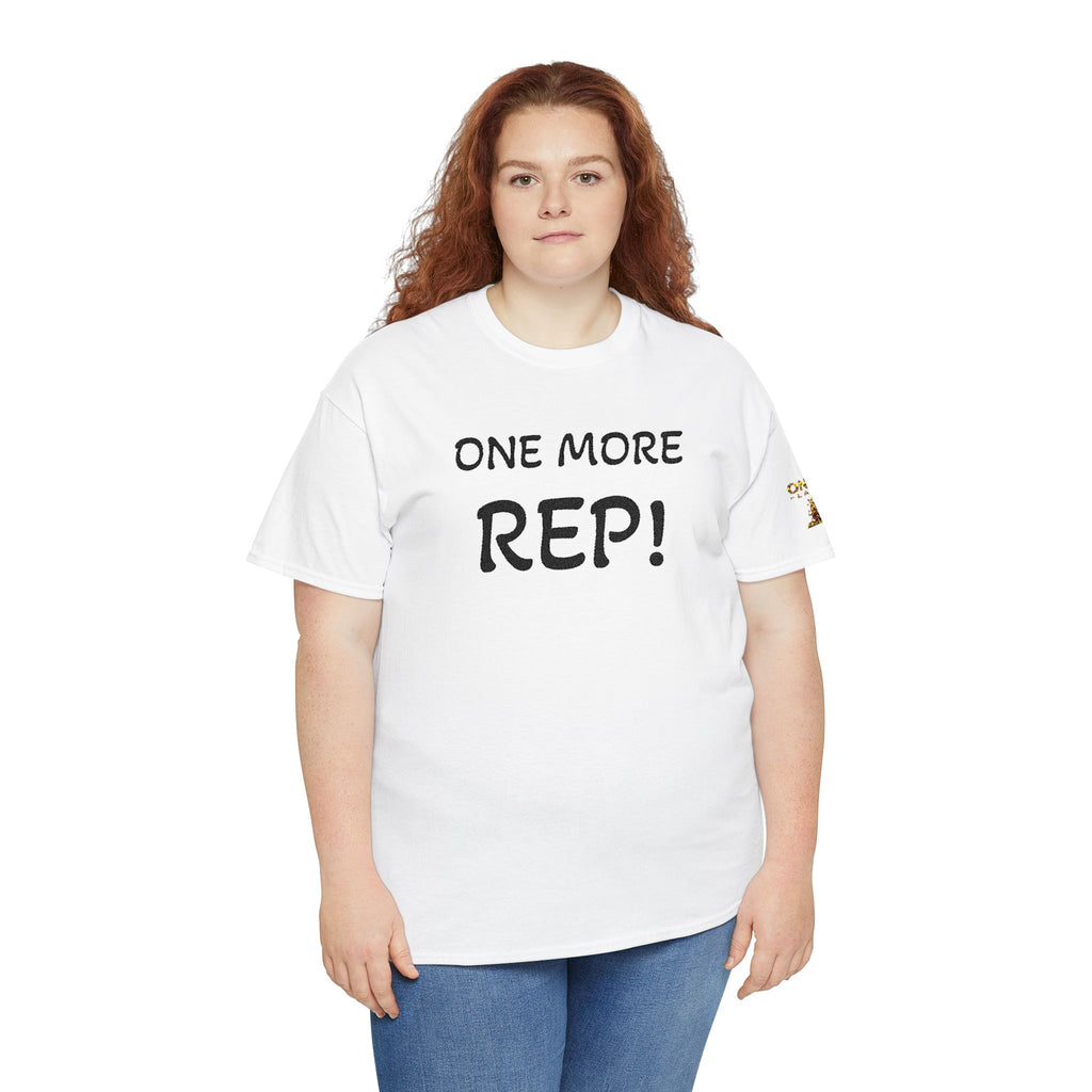 One more rep!  — Gym Shirt for Athletes & Trainers